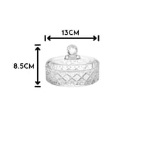 تمرية زجاج مدور محجر