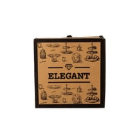 صحن تقديم زجاج مدور بقاعدة ذهبي مقاس 21 سم