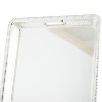 طقم صواني معدن فضي 3 قطعة