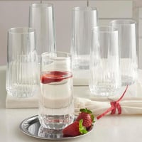 كاسات ماء زجاج شوب نوفا سعة 375 مل 6 قطعة