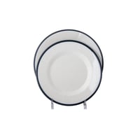 طقم عشاء ميلامين كحلي 57 قطعة 6 اشخاص