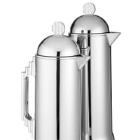 طقم ترامس شاي وقهوة الغزالة نيكل سادة فاخرة 2 قطعة