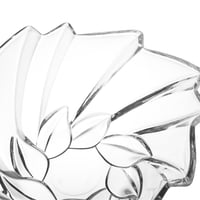 صحن تقديم الفواكه زجاج مموج مقاس 30*10 سم 1 قطعة