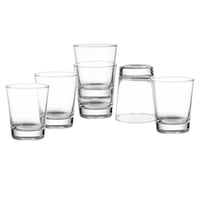 طقم كاسات ماء زجاج تركي IZMIR شفاف 6 قطعة 275 مل