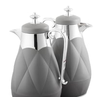 طقم ترامس لوفر 2 قطعة 1 لتر مع تبسي وتمريات بلاستي...