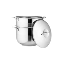 طقم قدور استيل تركي 18/10 , 13 قطعة