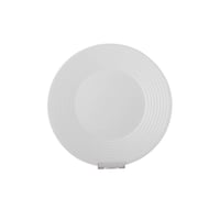 صحن اكل مسطح اركوبال ابيض مدور مقاس 26 سم 6 قطعة