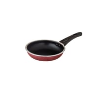 طاوة فويجر احمر بطبقة مانعة للالتصاق مقاس 16 سم