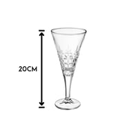 طقم كاسات عصير زجاج طويل 6 قطعة 240 مل