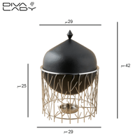 سخان طعام الجوهرة اسود مطفي مشخط 3 لتر بقاعدة شبك...