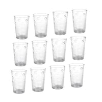 كاسات ماء زجاج تركي ديزاين نجوم 12 قطعة