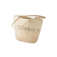 شنطة رحلات قطني لون بيج