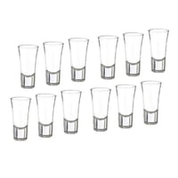 كاسات تقديم زجاج ميني 12 قطعة 54 مل