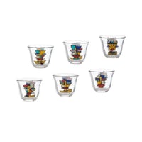 فناجين قهوة سعودي زجاج بيكاسو 6 قطعة