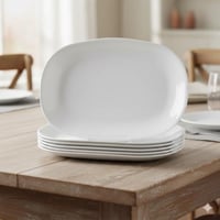 طقم سرفيس تقديم اركوبال ابيض فاخر 6 قطعة