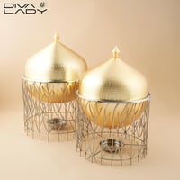 سخان طعام الجوهرة ذهبي مطفي مشخط 3 لتر بقاعدة شبك...