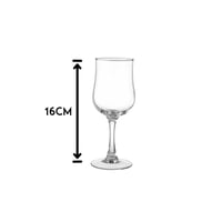 كاسات عصير زجاج شفاف 12 قطعة 190 مل