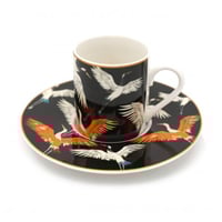 طقم فناجين قهوة تركي بلاك سوان