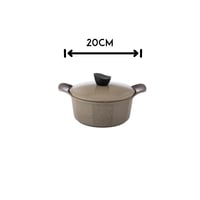 طقم قدور جرانيت جويل بني 9 قطعة بجودة عالية