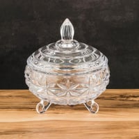 تمرية زجاج مزخرفة مقاس كبير