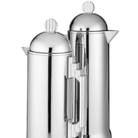 طقم ترامس شاي وقهوة الغزالة نيكل سادة فاخرة 2 قطعة