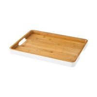 صينية تقديم خشب بانبو مقاس 41*30