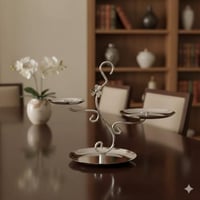 شيالة حلاوة قطوف معدن 3 خانات نيكل