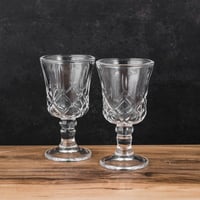 كاسات عصير ترحيبي ميني زجاج 95 مل 6 قطعة