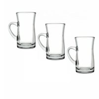 فناجين شاي زجاج تركي سادة 3 قطعة 150 مل