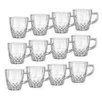 اكواب شاي زجاج مزخرف 12 قطعة 250 مل