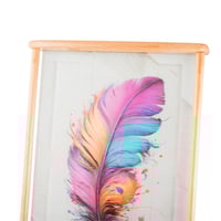 طقم صواني خشب 2 قطعة ارضية زجاج بلمسة فنية أنيقة م...