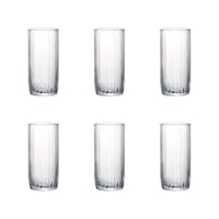 كاسات ماء زجاج شوب ليا سعة 310 مل 6 قطعة