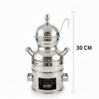 جرة الفول الفاخرة ستانلس ستيل هندي سعة 1.5 لتر