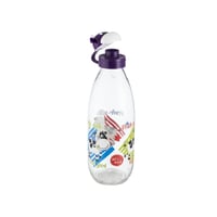 قارورة حليب زجاج 1 لتر برسومات