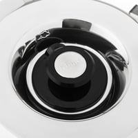 طاوة استيل بغطاء مقاس 28 سم