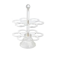 شيالة فناجين قهوة اكريلك شفاف دورين