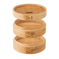 سلة بخار للمنتو خشب 2 دور