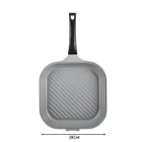 طاوة شوي جرانيت لاهويا بيج مقاس 28 سم