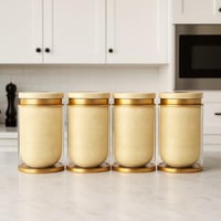 طقم علب سكر وشاي وقهوة بورسلان مزخرف وطبقة خارجية...