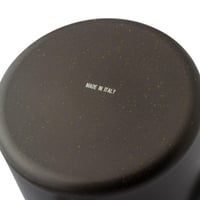 قدر جرانيت ايطالي اسود عميق غطاء زجاج