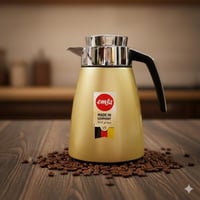 ترمس امزا ألماني 1 لتر لون ذهبي مطفي