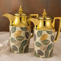 ريفان طقم ترامس 2 قطعة بنقشات فاخرة 1 لتر