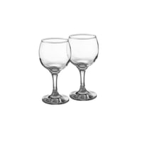 طقم كاسات عصير زجاج تركي شفاف 225 مل 6 قطعة