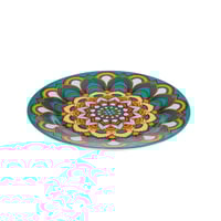 صحن تقديم بورسلان مسطح مزخرف مقاس 26 سم 1 قطعة