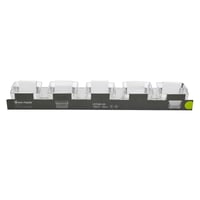 زبادي زجاج تقديم 10 قطعة مربعة مخطط ( مقاس 7.5 سم...