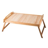طاولة للسرير والرحلات قابلة للطي من الخشب مستطيلة...