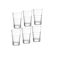 كاسات تقديم اسبريسو زجاج 6 قطعة 85 مل