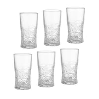 كاسات ماء زجاج 6 قطعة