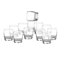 طقم كاسات زجاج تركي شفاف ترحيبي ميني 12 قطعة 80 مل