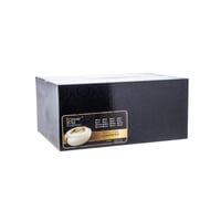 حافظة طعام بيضاوي بيج مع ذهبي 4 لتر